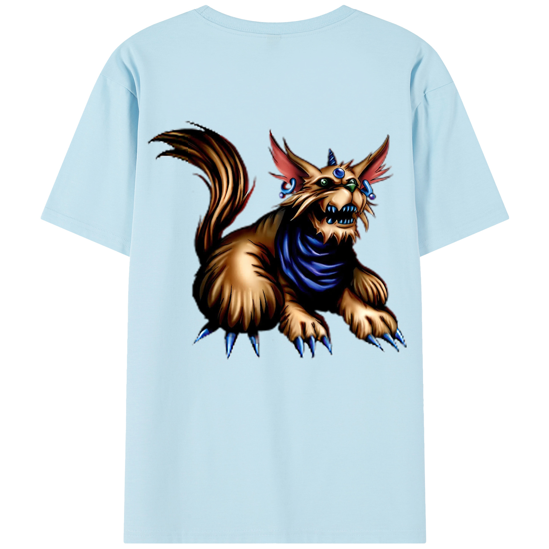 （画像用） 遊☆戯☆王 Yu-Gi-Oh! 綿100％半袖Tシャツ（背面プリント）